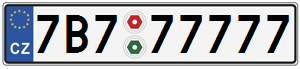 SPZ 7B7 77777